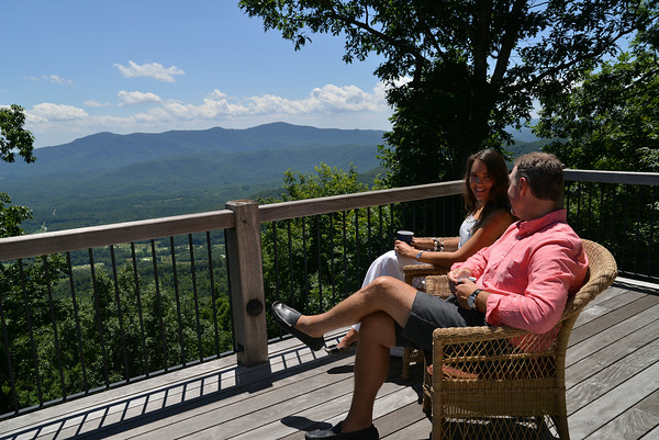 Enjoy the Blue Ridge Mountains at the lodge at Bright's Creek Club in western NC