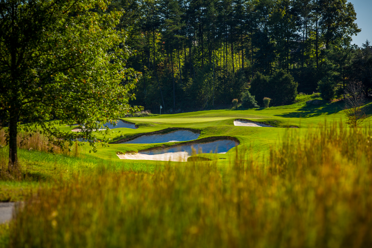 Tom Fazio-designed golf course at Bright's Creek Club in Mill Spring, NC