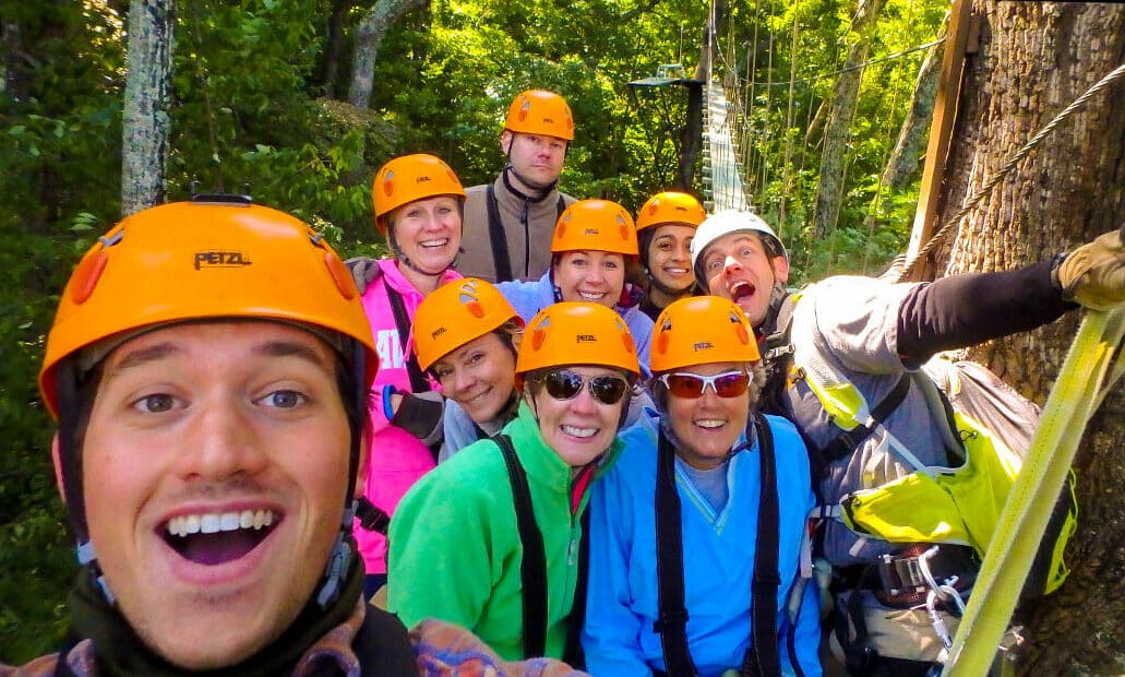 Ziplining