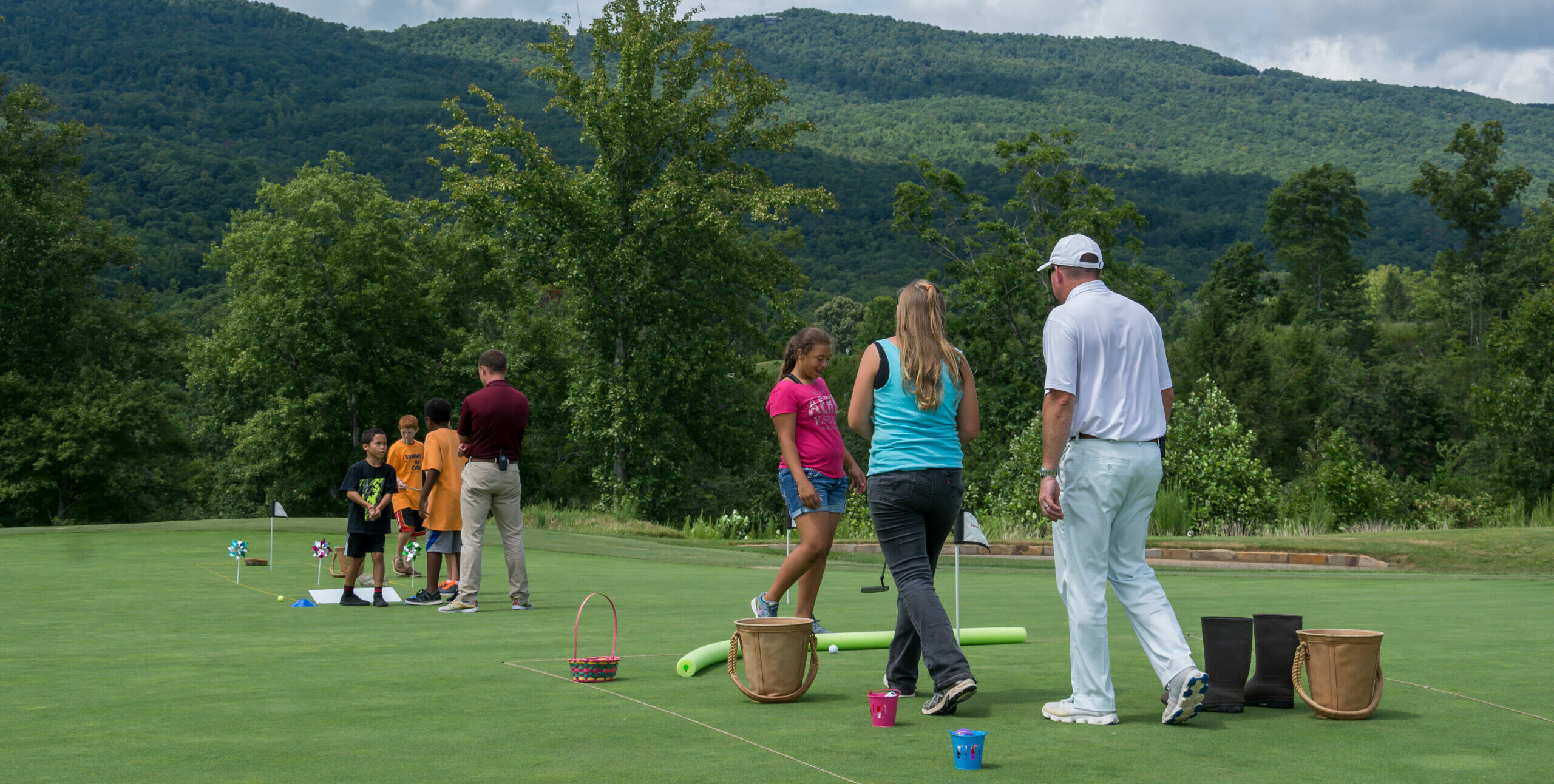 Golf lessons in the Blue Ridge Mountains at Bright's Creek Club at Mill Spring, NC