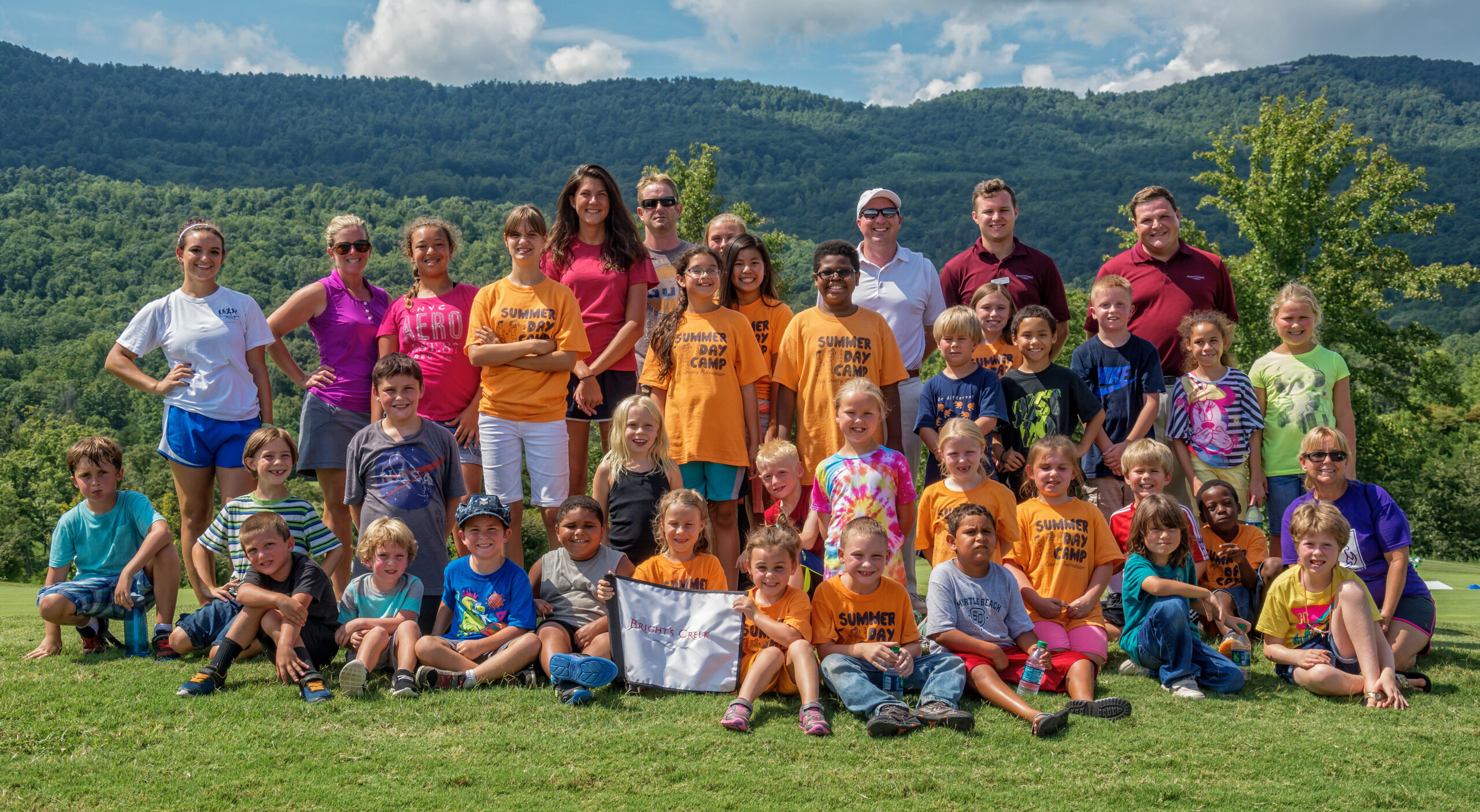 Summer day camp in the Blue Ridge Mountains at Bright's Creek Club in Mill Spring, NC