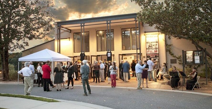 Exterior of Tryon Fine Arts Center, not far from Bright's Creek Club