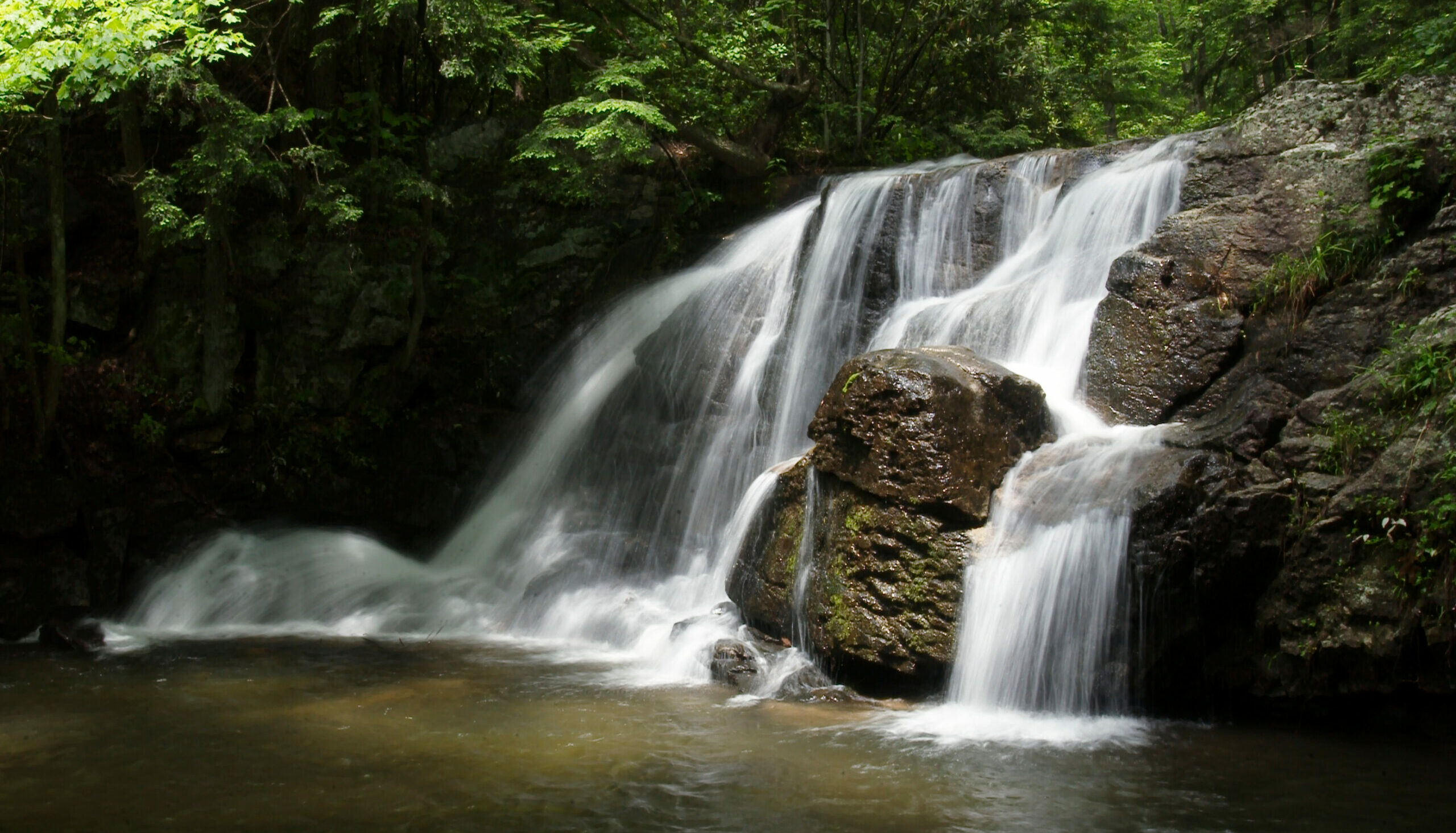 Serene waterfalls are everywhere in western North Carolina